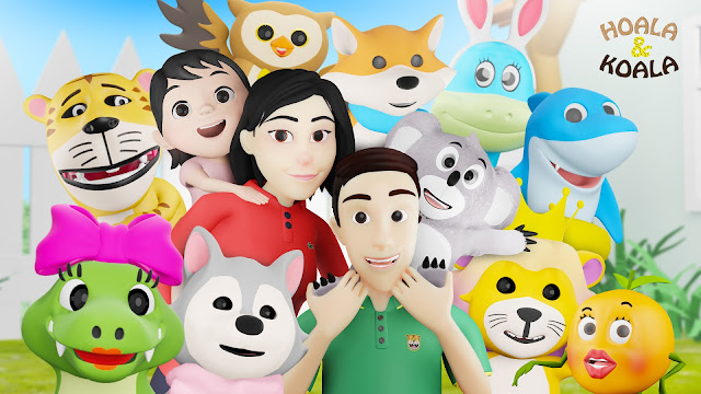 karakter animasi hoala koala