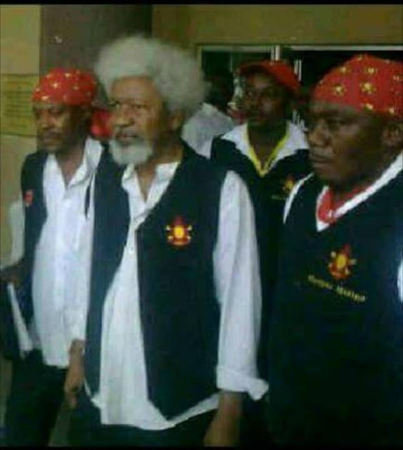EXPOSED See The First Set Of Cultists In Nigeria, Led By Wole Soyinka
