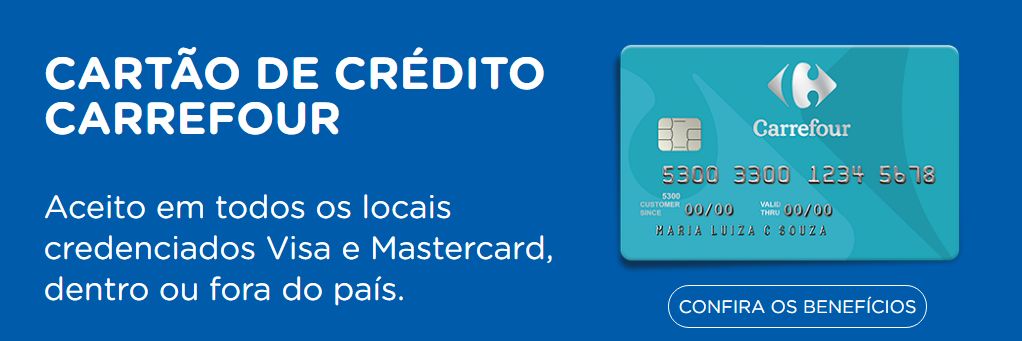 Solicitar Cartão de Crédito Carrefour Visa e Mastercard