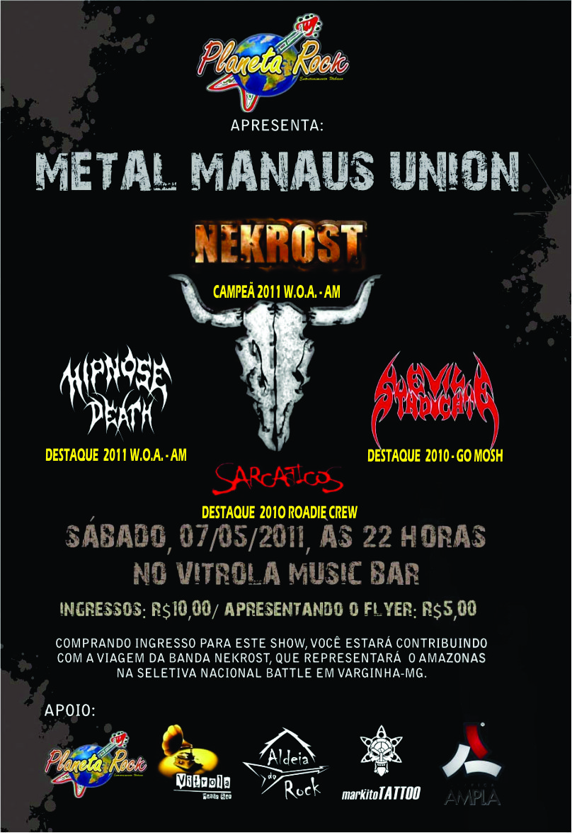 Vertical Classic Rock Metal Union Manaus I