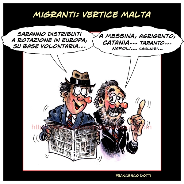Migranti: vertice Malta