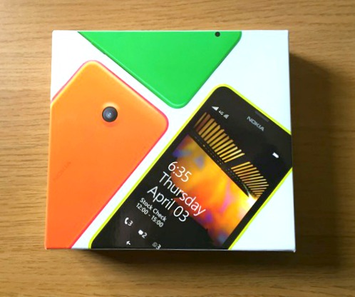 Morgan's Milieu | Choosing a Mobile Phone for Your Child: Box for the Nokia Lumia 635