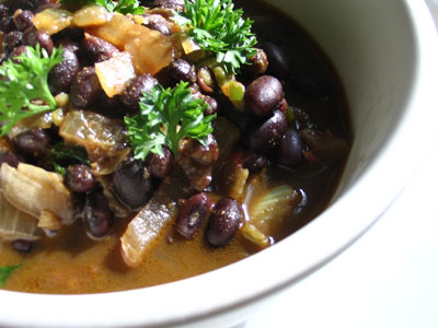 Spicy Tamarind Black Beans