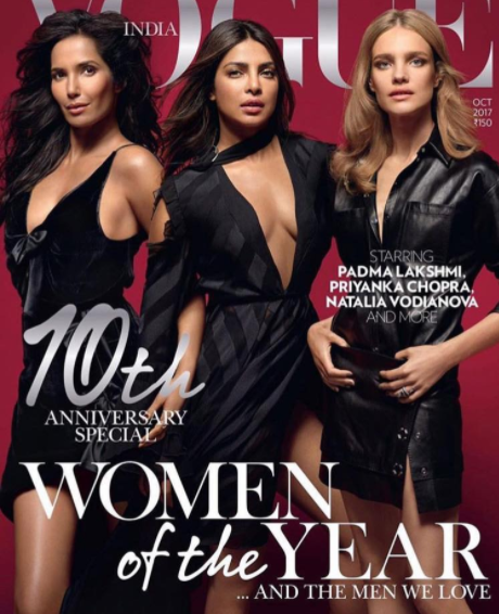 Priyanka Chopra Sizzles on Vogue October 2017 Cover