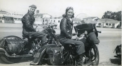 Gussie Addie Van Buren women motorcylists