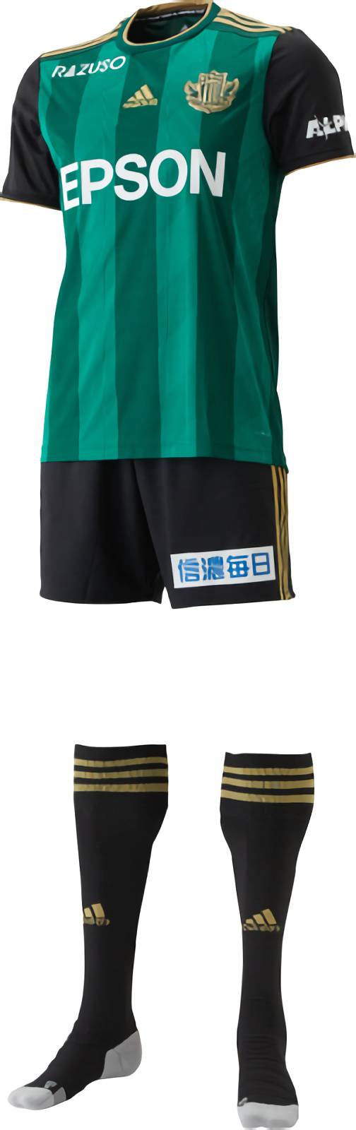 松本山雅fc ユニフォーム ゴールドエンブレムを採用 ユニ11