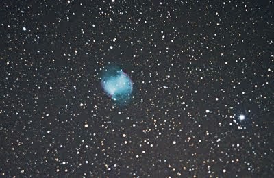 M27 The Dumbell Nebula Imaged July 7, 2013