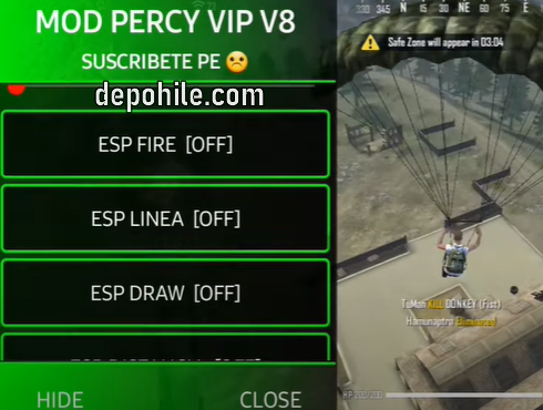 Free Fire Percy Vip Menü Antibanlı Mod Apk Temmuz 2021