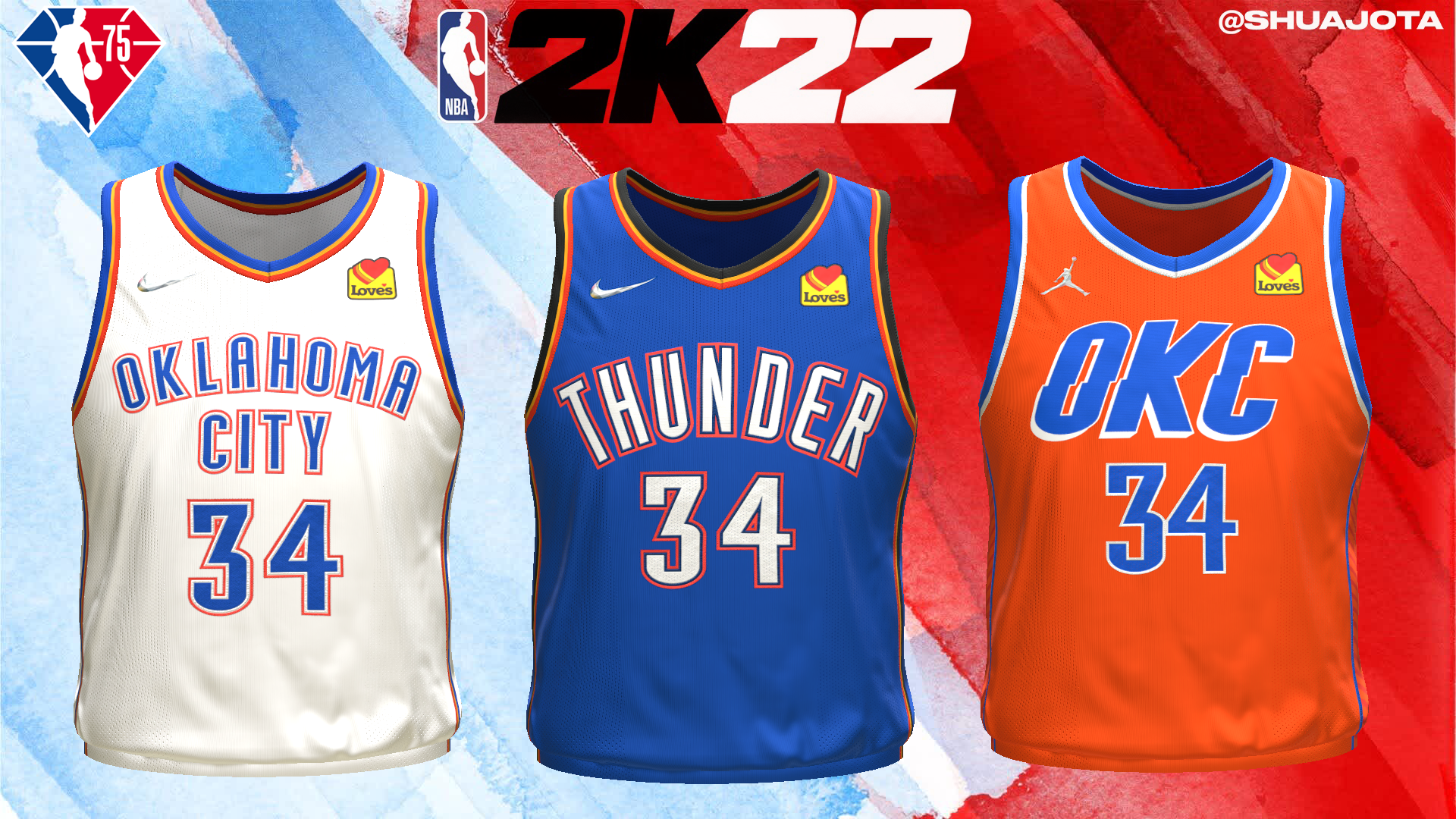 Photos: Oklahoma City Thunder unveils 2021-22 City Edition jerseys, court
