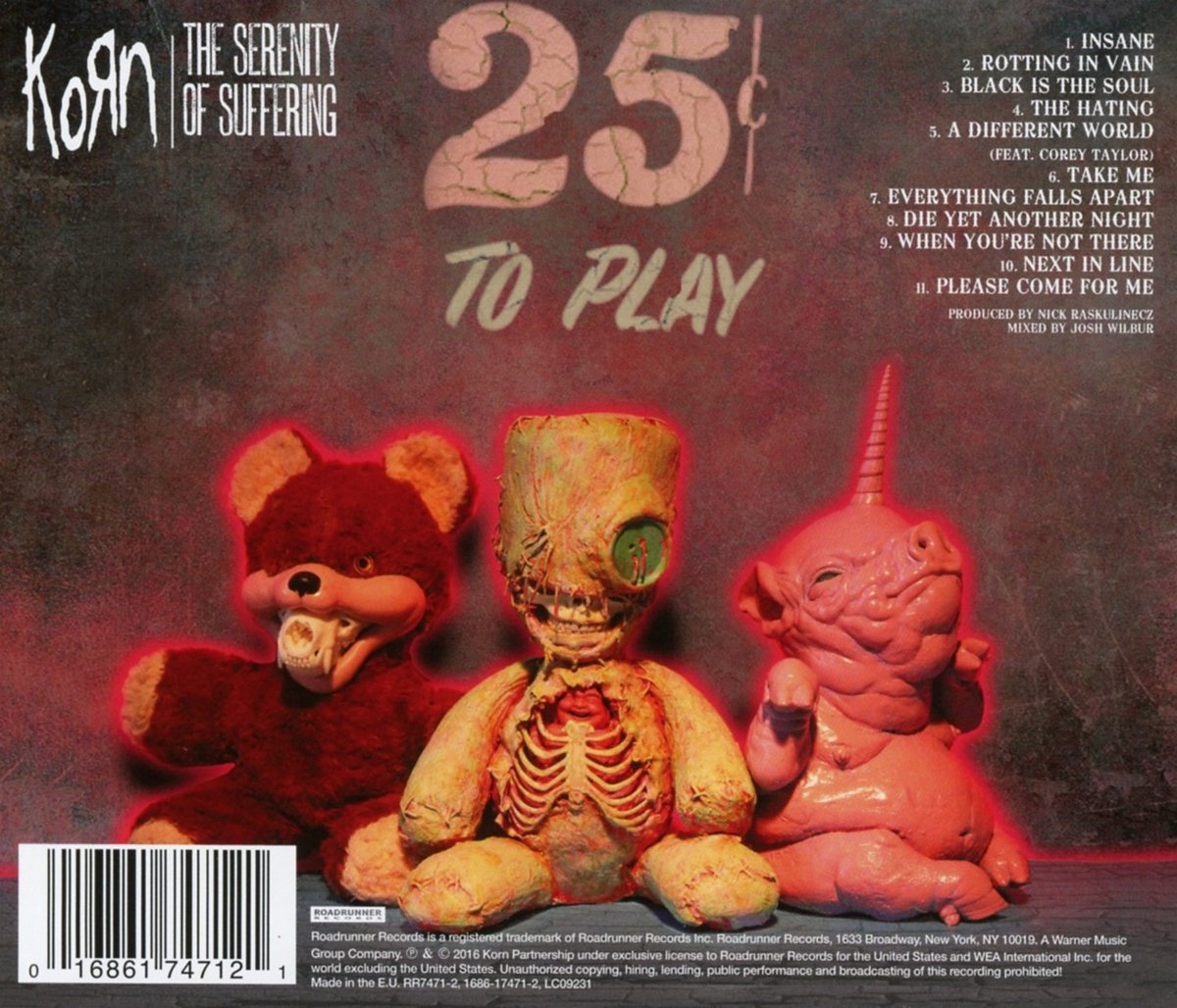 Classic Rock Covers Database Korn The Serenity of Suffering (2016)