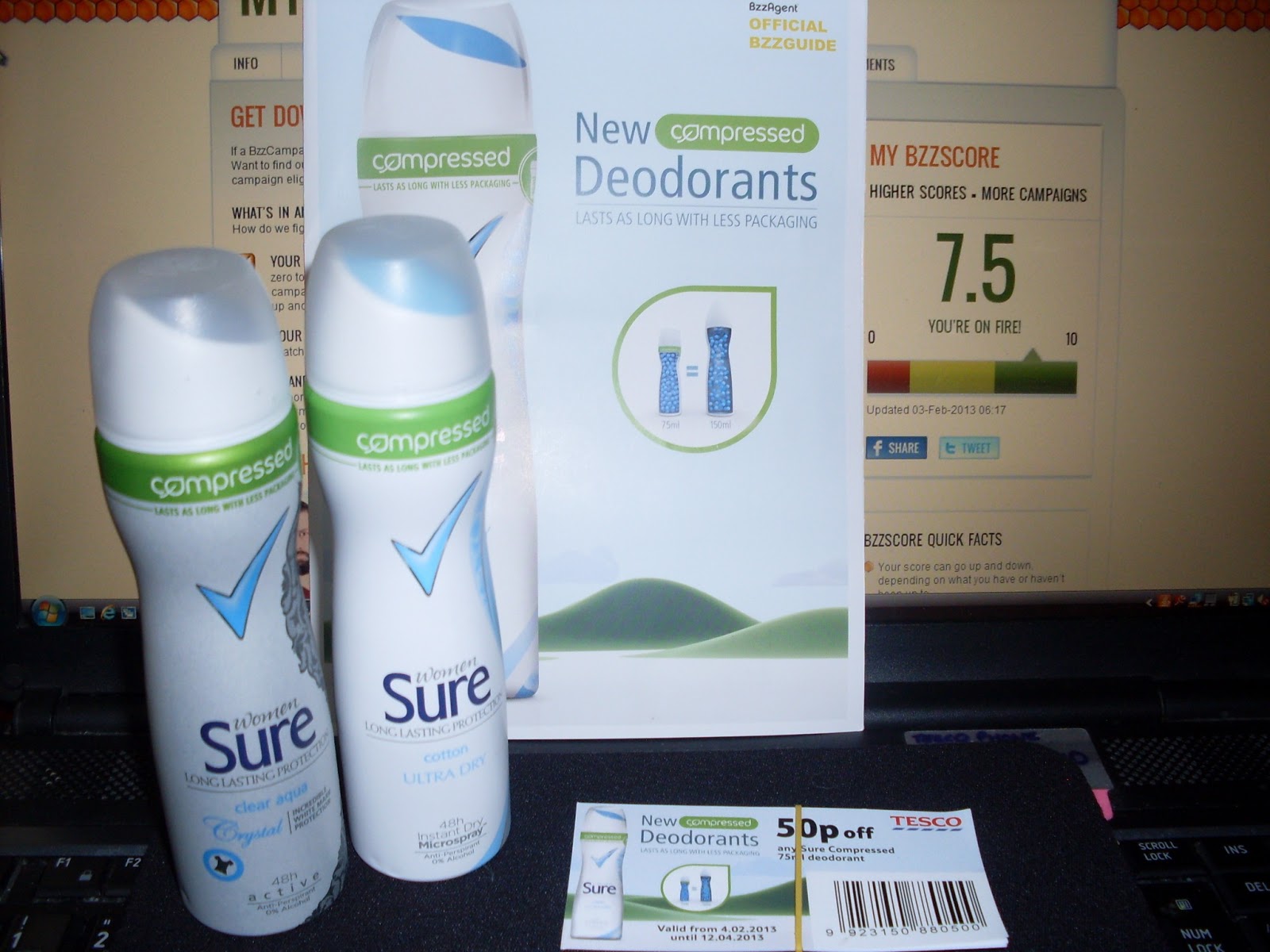 Cheznal's Random Ramblings : Review - Sure Compressed Deodrant - No ...