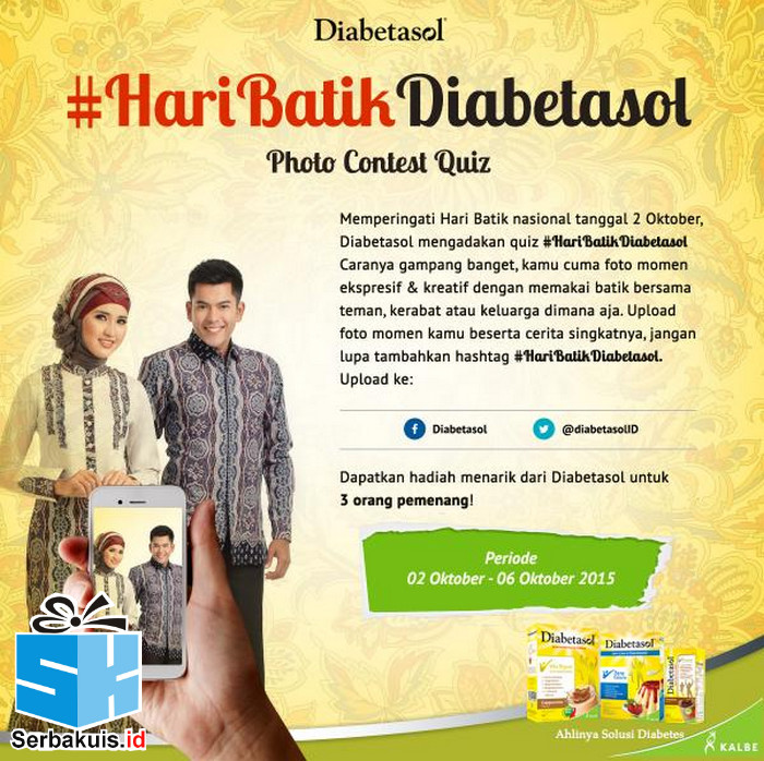 Kontes Hari Batik Diabetasol, Menangkan 3 Hadiah Menarik