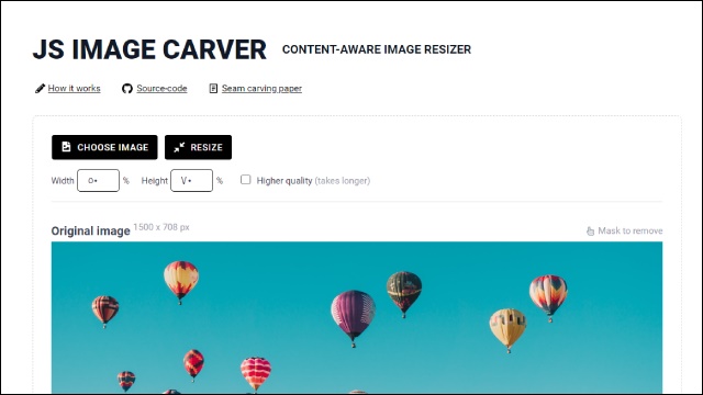JS Image Carver