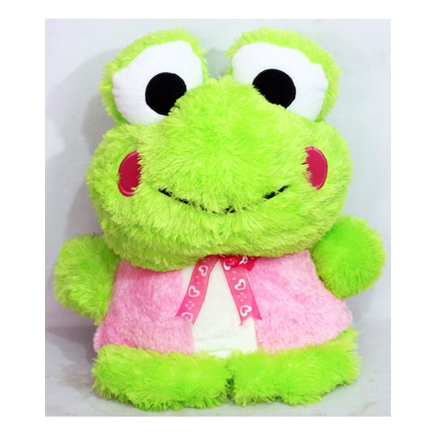 Boneka Keroppi Medium ( Bagus Untuk kado ulang tahun atau kado