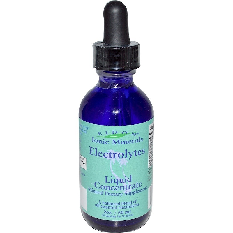 Eidon Mineral Supplements, Electrolytes, Liquid Concentrate, 2 fl. oz. (60 ml)