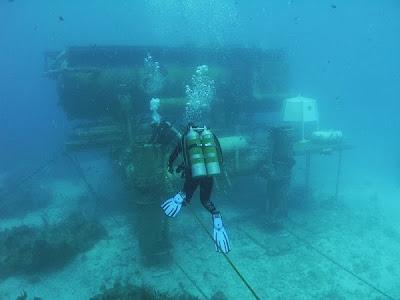 The NOAA Auqarius Reef Base, Florida Keys National Marine Sanctuary, Florida, USA