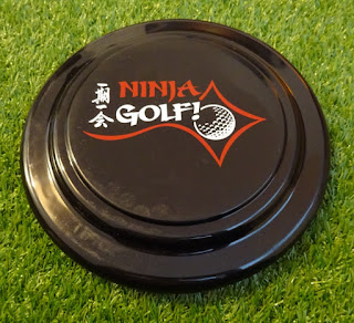A Ninja Golf flying disc A Ninja Golf flying disc