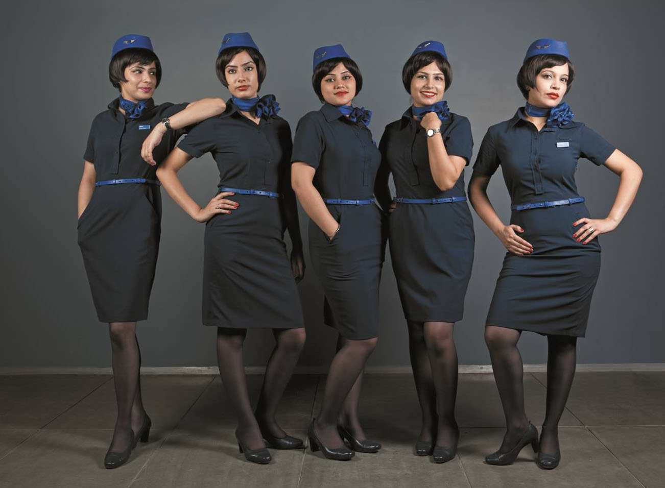 New cabin crew uniform of IndiGo World Stewardess