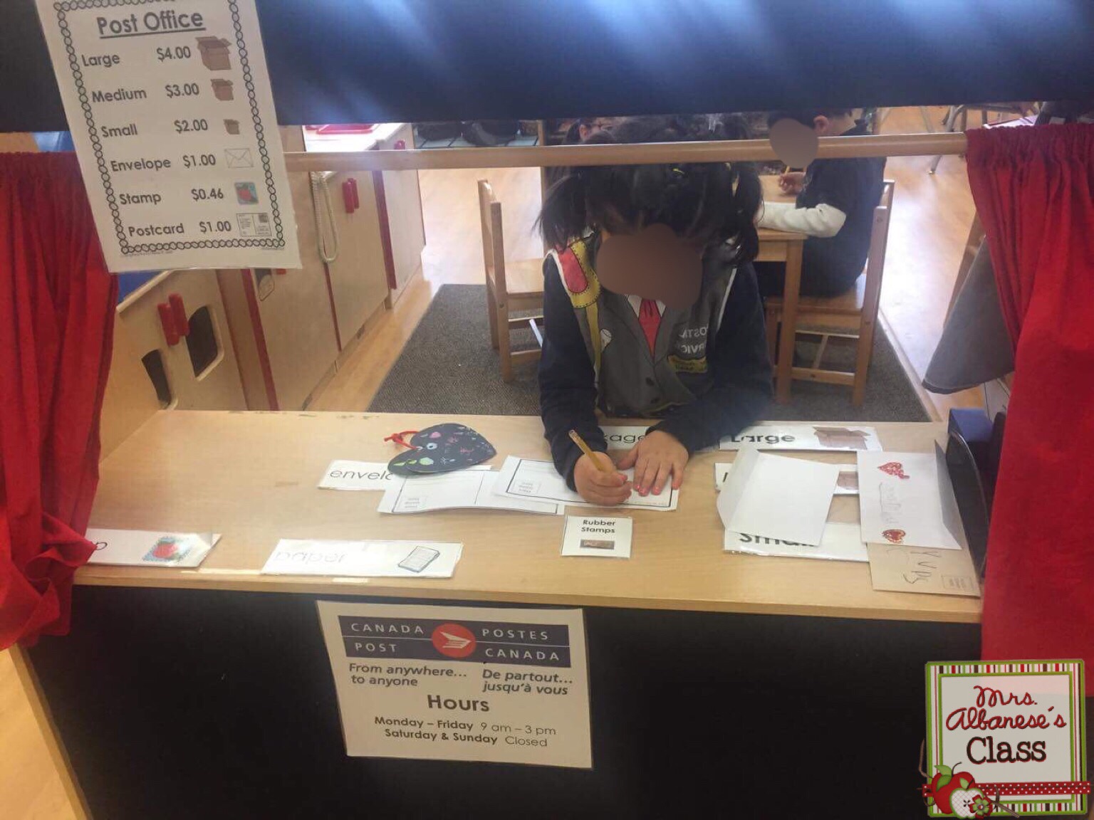 Weekly Wrap Up...Post Office, QR Codes and Hearts! Mrs. Albanese's