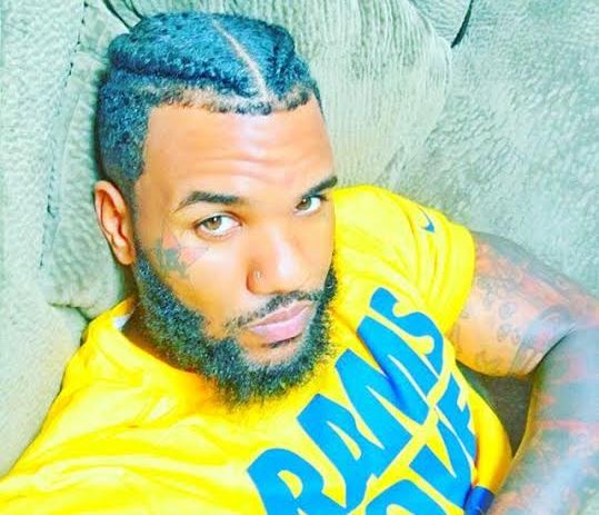 Rapper The Game shows off his new hair style