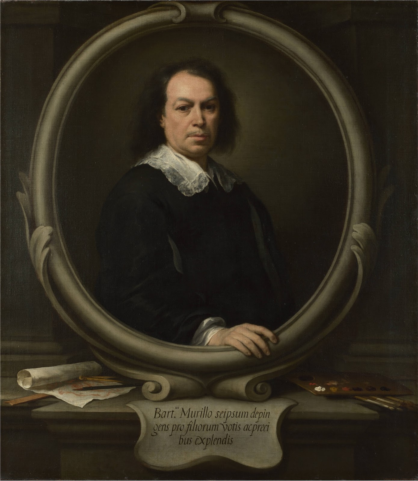 Línea Serpentinata Exposición "Murillo & Justino de Neve. El arte de la amistad"