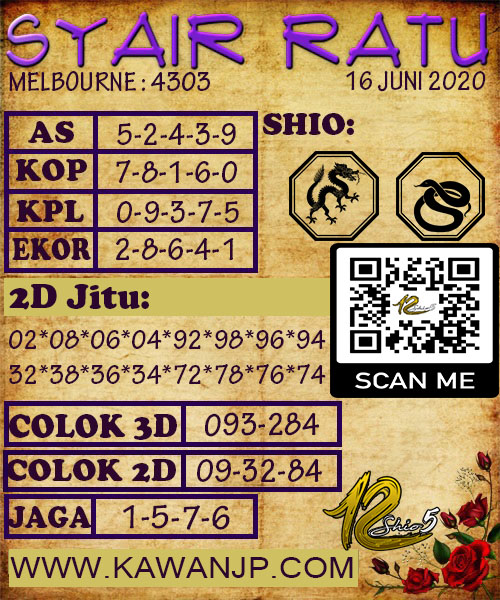 Syair Dinda 16 Juni 2020 Syair Dinda