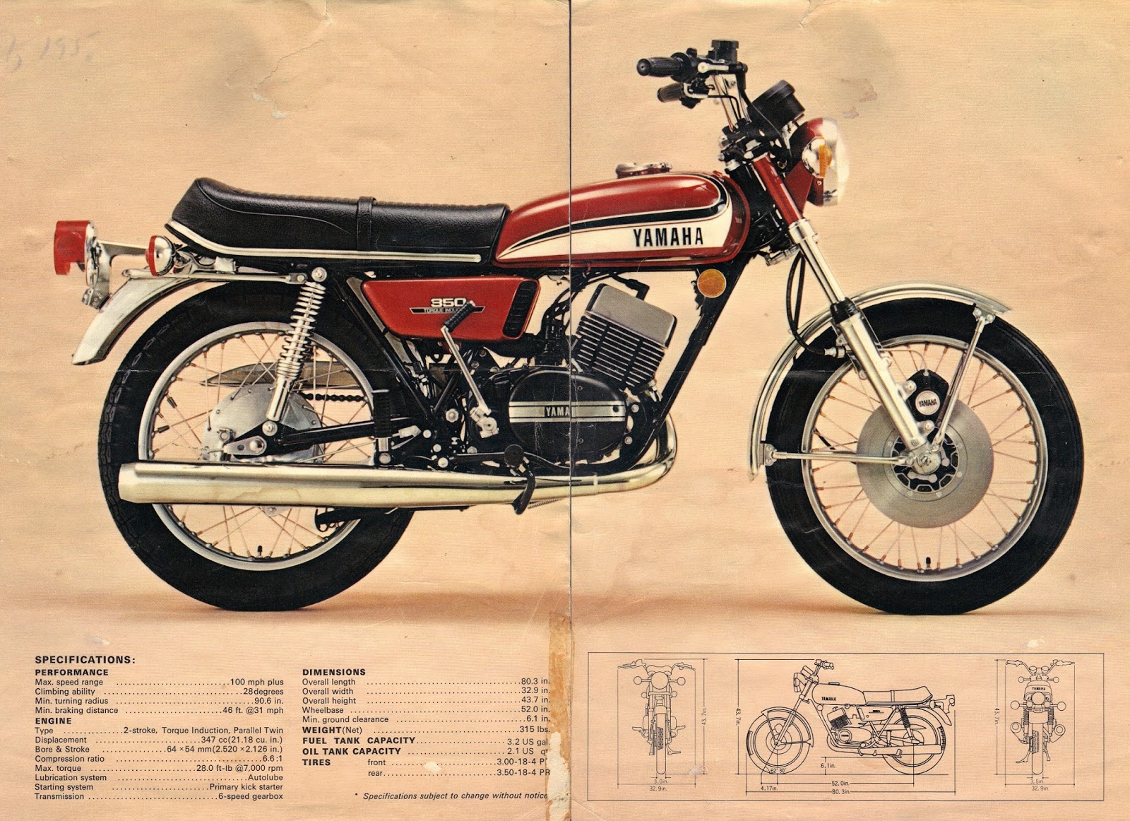 Progress is fine, but it's gone on for too long.: Yamaha RD350, 1973