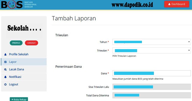 27 Rincian Penggunaan Dana Bos 8 Standar Info Dana Tunai