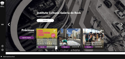 Galeria do Rock: ponto de encontro de várias tribos Print do site da Galeria do Rock - Matéria Galeria do Rock - BLOG LUGARES DE MEMÓRIA
