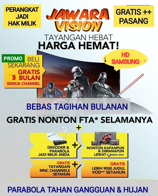 PAKET INDOVISION 2021 TAMPA BAYAR BULANAN AGUSTUS 2021