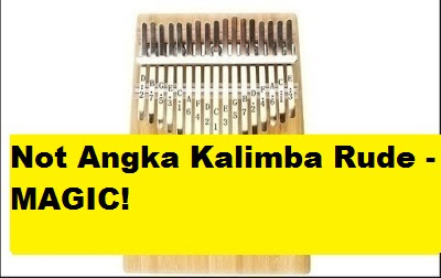Not Angka Kalimba Rude Magic Calonpintar Com