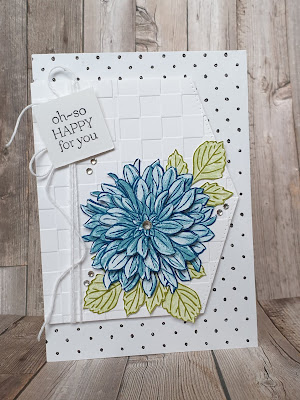 Delicate Dahlias Stampin Up decoupage