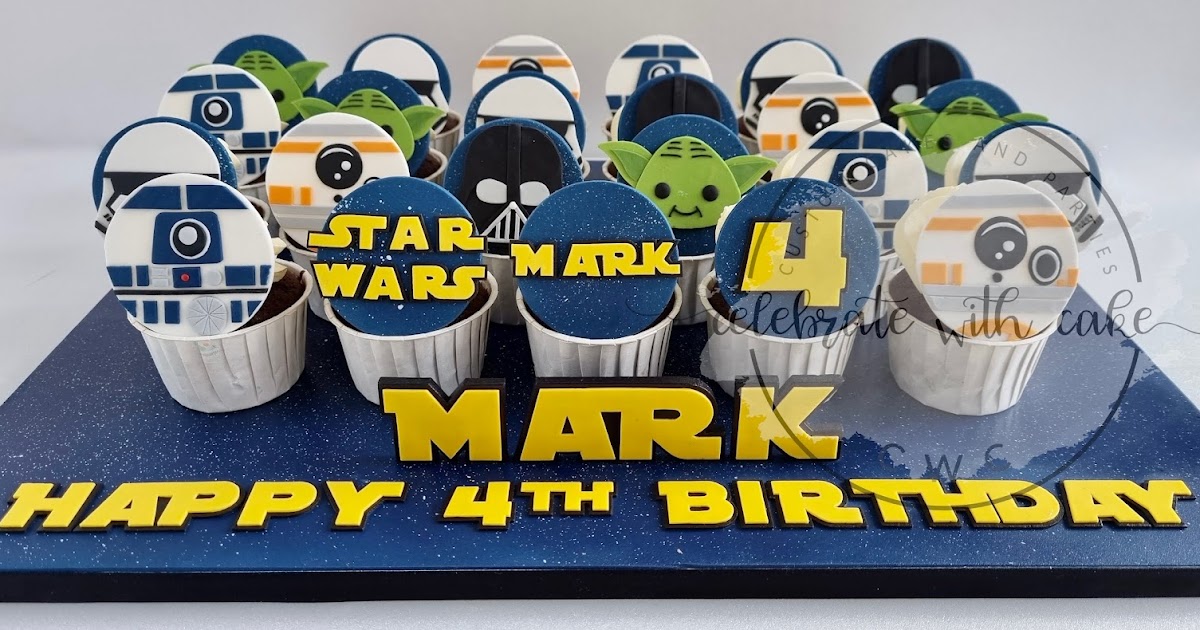 Celebrate with Cake!: Star Wars themed customised cupcakes