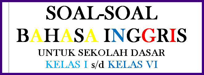 Bhs inggris sekolah dasar negeri