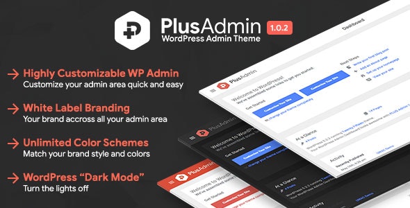 PLUS WordPress Admin Theme