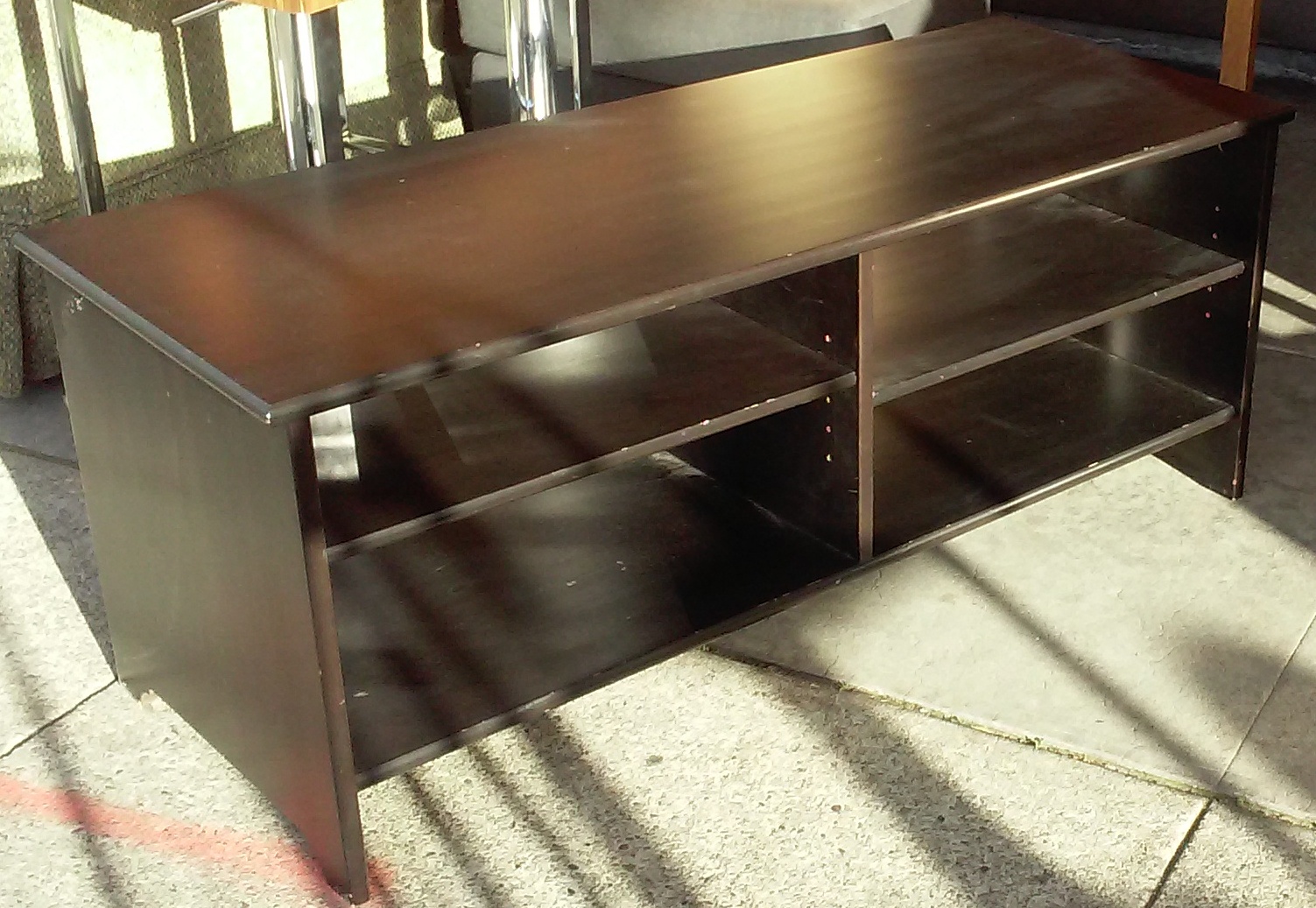 UHURU FURNITURE & COLLECTIBLES SOLD 4' IKEA Espresso Pine TV Stand 20