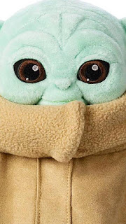 Baby Yoda of The Mandalorian plush toys coloring.filminspector.com