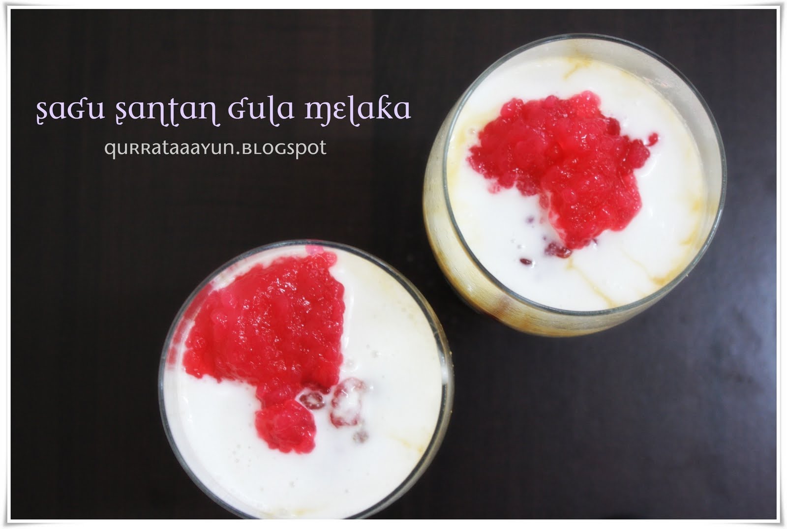Resepi Sagu Santan Gula Melaka Kongsi Resepi