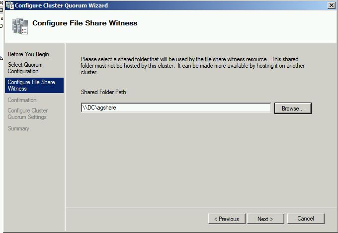 Config file. File share engine. Config configuration file