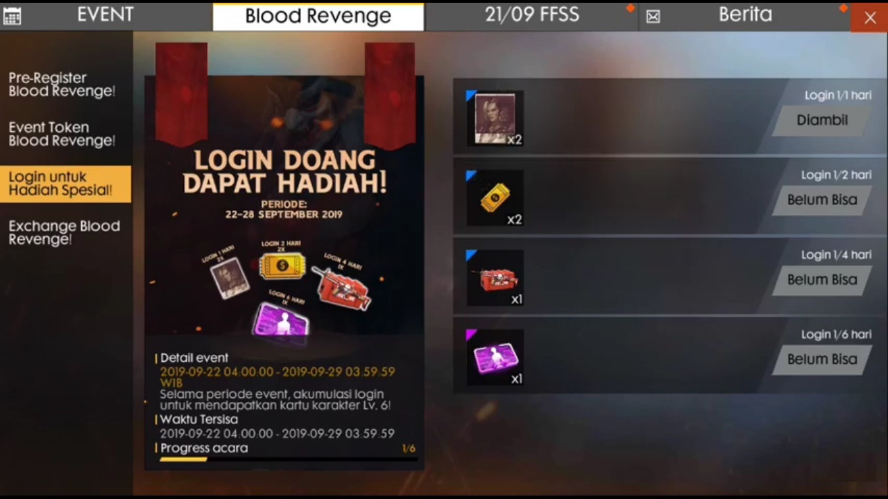 Cara Mendapatkan Semua Token di Event Blood Revenge FF Free ... - 