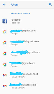 Menghapus Salah Satu Akun Gmail Android Lewat Menu Google