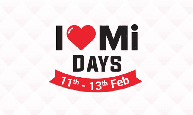 Xiaomi's "I Love Mi Days Sale" started on Flipkart, Xiaomi's product are available at Heavy Discount.