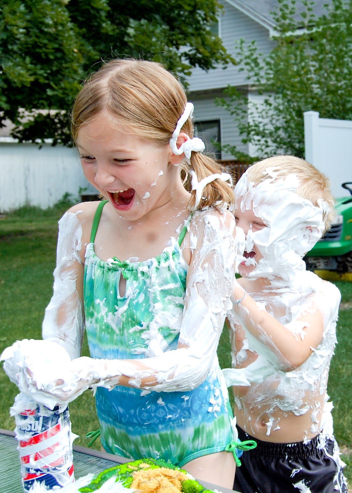 The Burdorf Family Funzone Shaving Cream Fight
