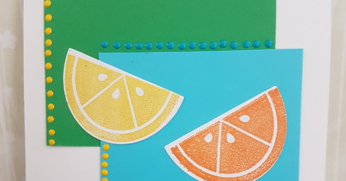 52 Weeks of Crafting Project 365 Fun fruity cards