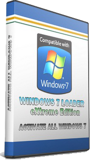 Windows 7 Loader, 2.1.7, by, daz, box logo, 