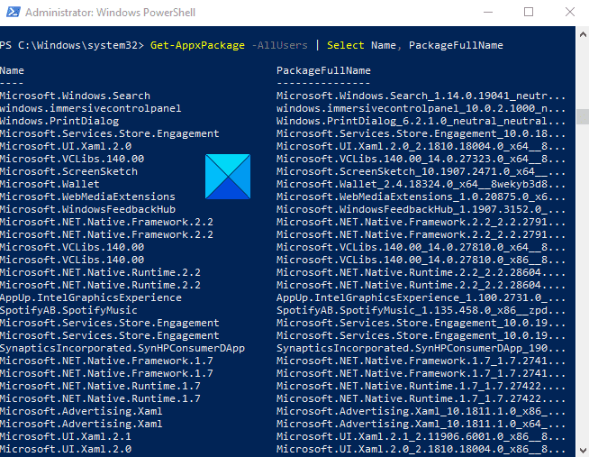 Cómo ver los programas instalados con PowerShell en Windows 10