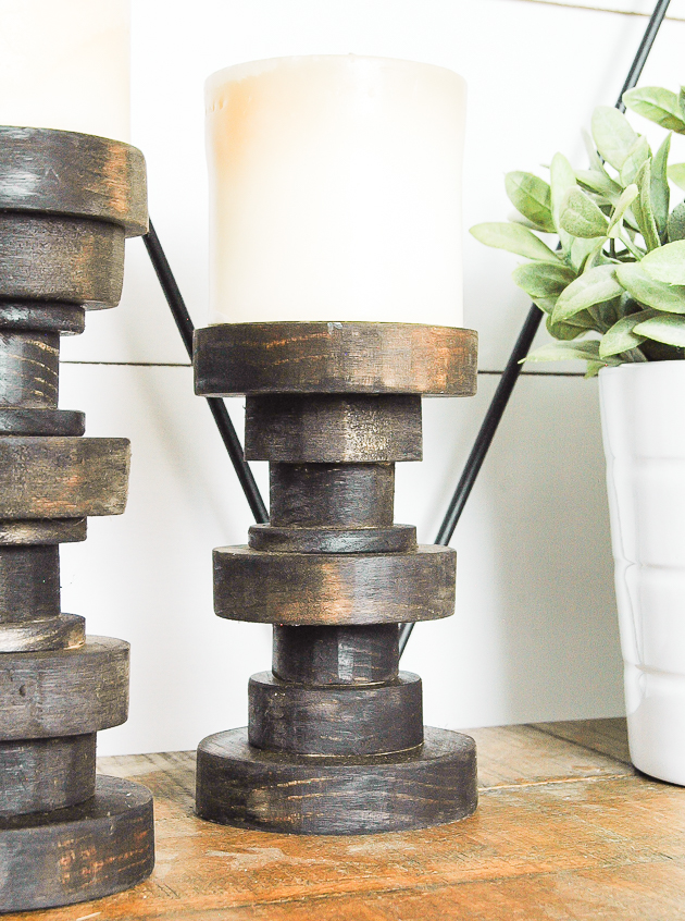 How to Make Inexpensive Pillar Candle Holders