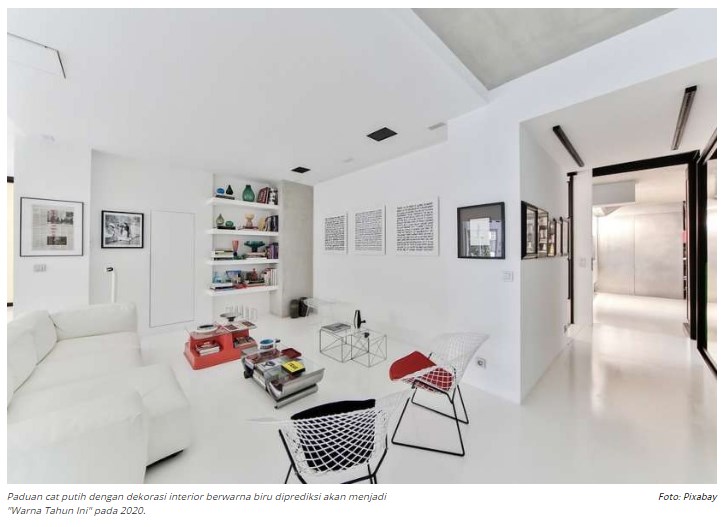 Nuansa Biru dan Putih Jadi Tren Warna Tahun 2020 - yuNIAR