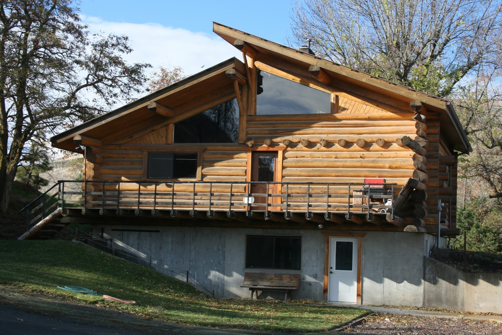 Log Home For Sale Dayton, Washington Dayton Log Home (Wintertime